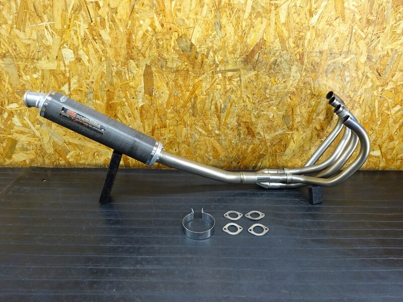【250722】◇ CB400SF(NC31) 社外マフラー(1) フルエキ エキパイ サイレンサー ヨシムラ チタン サイクロン JMCA 凹み 削れ有 | 中古バイクパーツ通販・買取　ジャンクヤード鳥取　JunkYard