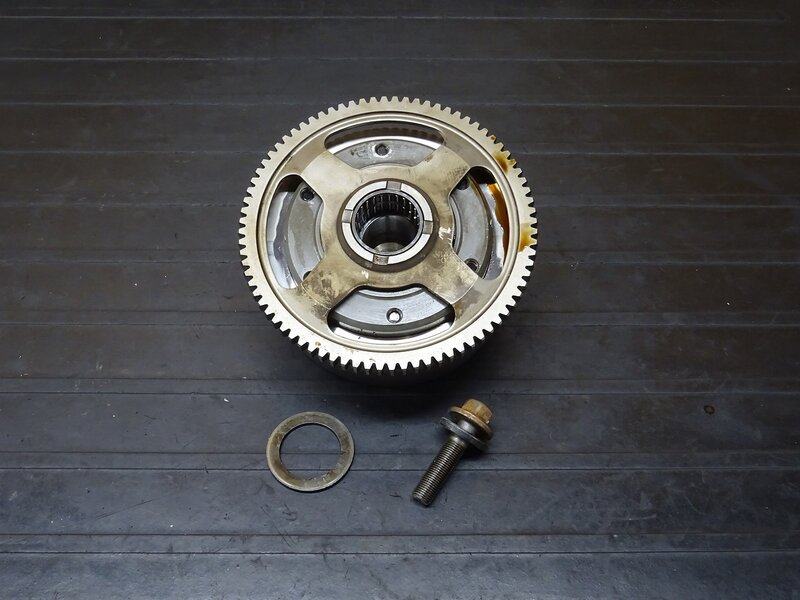 【250807】GB400TT(NC20-1011)◆ フライホイール ワンウェイクラッチ ※エンジンパーツ【検索:GB500TT | 中古バイクパーツ通販・買取　ジャンクヤード鳥取　JunkYard