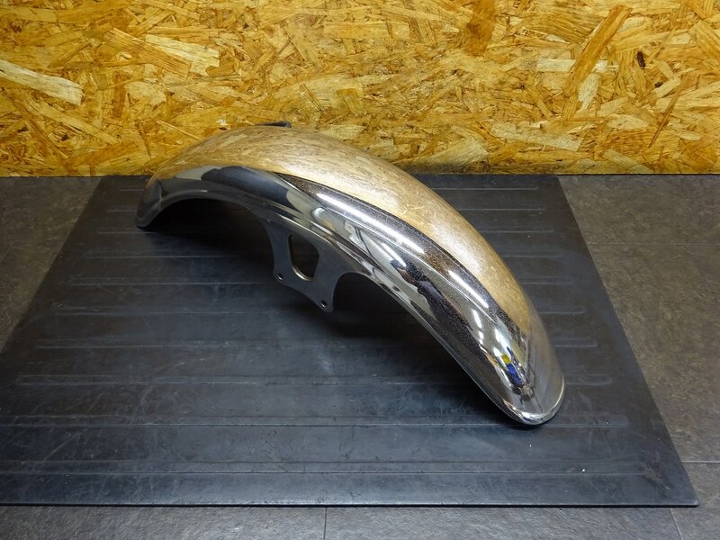 【250813】SR500(1JN-224)◆ フロントフェンダー 削れ/凹み有 【検索：2J2 SR400 2H6 1JR | 中古バイクパーツ通販・買取　ジャンクヤード鳥取　JunkYard