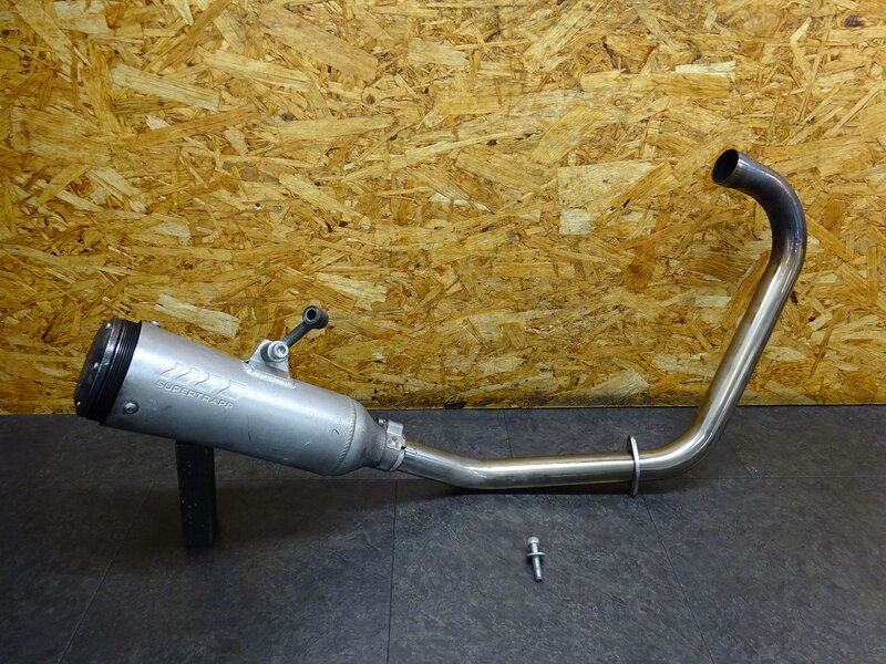 【250924】TW200(2JL-060)◆ 社外マフラー エキパイ サイレンサー スーパートラップ スパトラ ダウンマフラー 【DG07J TW225 DG09J | 中古バイクパーツ通販・買取　ジャンクヤード鳥取　JunkYard