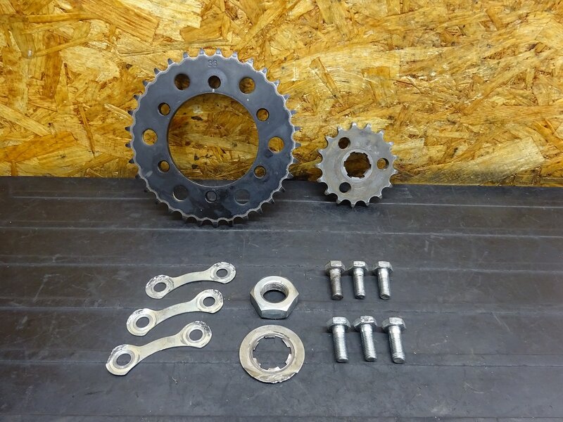 【251013】XS650SP(447-904)◆ スプロケ前後セット リアスプロケット 33T フロントスプロケット 17T 【SPL スペシャル ※検索：3G5 TX650 | 中古バイクパーツ通販・買取　ジャンクヤード鳥取　JunkYard