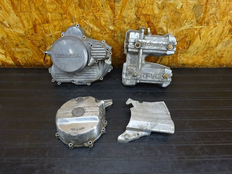 【251109】GB250クラブマン(MC10-1105)◇ エンジンカバーセット シリンダーヘッド/ジェネレーター/クラッチカバー ※エンジンパーツ 【2型 | 中古バイクパーツ通販・買取　ジャンクヤード鳥取　JunkYard