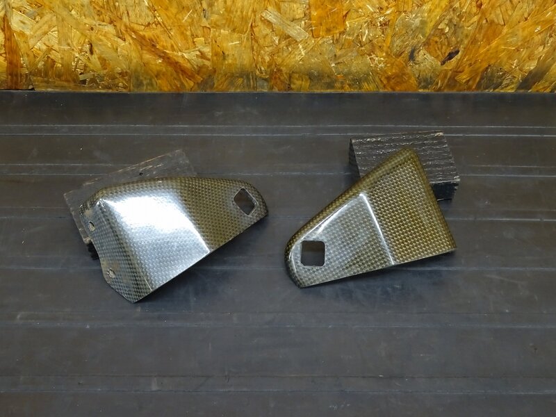 【260215】SR400/SR500◇ 社外ヘッドライトステー カーボン?? FRP?? ※検:2H6 1JR RH01J | 中古バイクパーツ通販・買取　ジャンクヤード鳥取　JunkYard