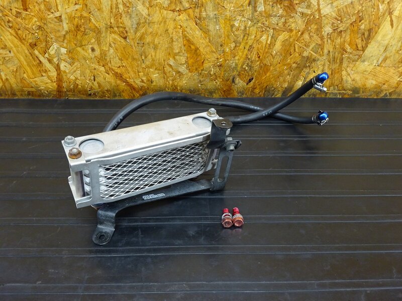 【250908】KSR110(KL110A-A05)◇ オイルクーラー オイルホース ステー タケガワ TAKEGAWA 武川 | 中古バイクパーツ通販・買取　ジャンクヤード鳥取　JunkYard
