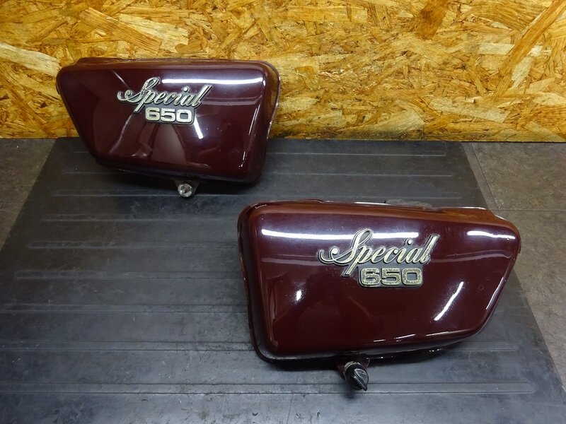【251013】XS650SP(447-904)◆ サイドカバー左右セット サイドカウル エンブレム付き 【SPL スペシャル ※検索：3G5 TX650 | 中古バイクパーツ通販・買取　ジャンクヤード鳥取　JunkYard