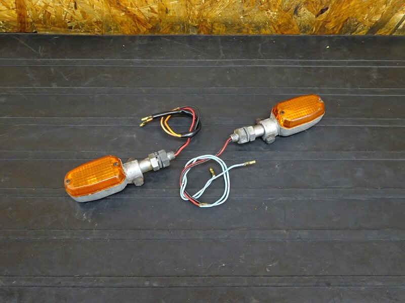 【251045】◇ 社外ウインカー左右セット ウィンカー CGC H282 アルミボディ 削れ/割れ/配線加工有 | 中古バイクパーツ通販・買取 ジャンクヤード鳥取 JunkYard