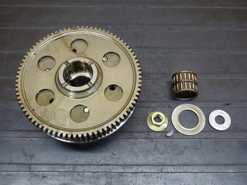 【251110】SRX400(3VN-086)◆ フライホイール ワンウェイクラッチ ギア ※エンジンパーツ 【SRX600 | 中古バイクパーツ通販・買取　ジャンクヤード鳥取　JunkYard