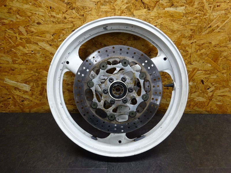 【241115】FZR250R(3LN-221)■ フロントホイール 17×2.75 F-44 ブレーキディスク | 中古バイクパーツ通販・買取　ジャンクヤード鳥取　JunkYard