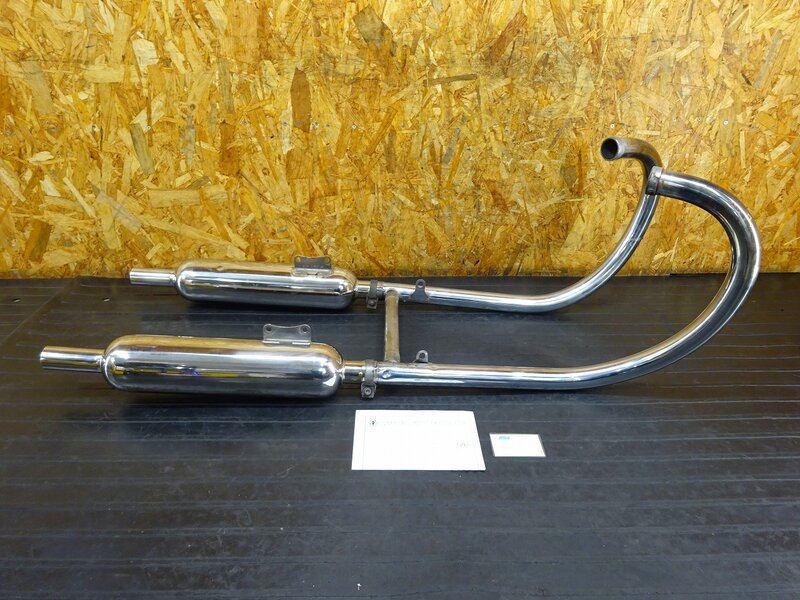 【250811】W650(EJ650A-012)◇ 社外マフラー エキパイ サイレンサー ビート ナサート BEET NASSERTⅡ JMCA ガスレポ付 【検索:W400 EJ400A | 中古バイクパーツ通販・買取　ジャンクヤード鳥取　JunkYard
