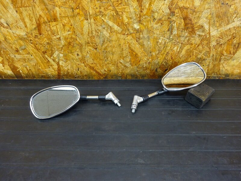 【251117】ジェンマ250(CJ47A-101)◇ ミラー左右セット 正ネジ 10mm メッキ 傷有 | 中古バイクパーツ通販・買取　ジャンクヤード鳥取　JunkYard