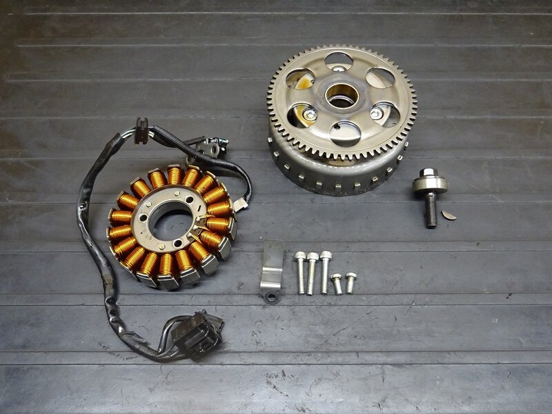 【251220】Ninja250(EX250L-019)◆ ジェネレーター ピックアップコイル フライホイール ※エンジンパーツ【ABS付 | 中古バイクパーツ通販・買取　ジャンクヤード鳥取　JunkYard