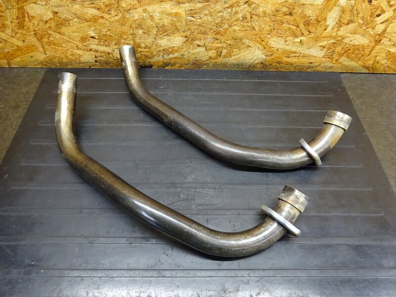 【260317】◆ 社外エキゾーストパイプ エキパイ マフラー ヨシムラ サンパー THUMPER 削れ/凹み有 【検索：SRX400 SRX600 | 中古バイクパーツ通販・買取　ジャンクヤード鳥取　JunkYard