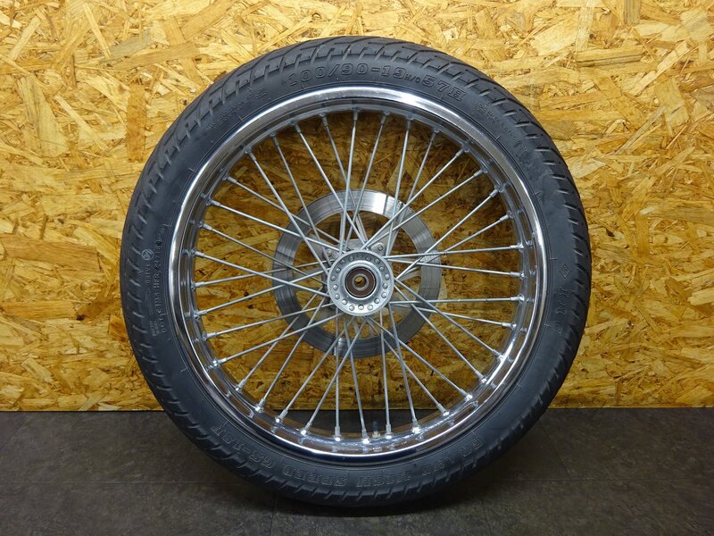 【250329】サベージ650(NP41A-103)◆ フロントホイール 19×2.15 【LS650 サベージ400 | 中古バイクパーツ通販・買取　ジャンクヤード鳥取　JunkYard