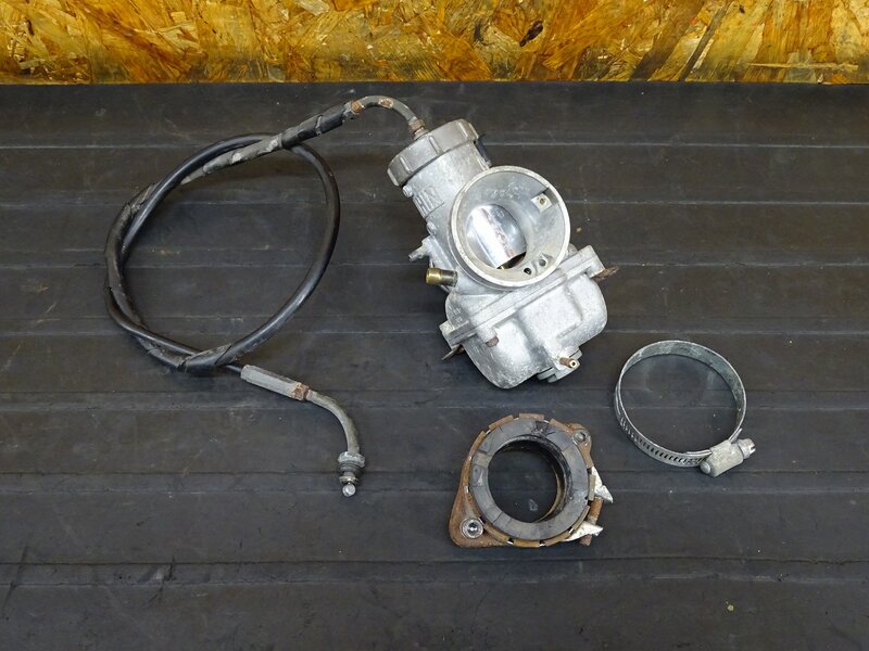 【250602】SR500(2J2-184)◇ 社外キャブレター キャブ 直キャブ PE 40D A VI ケイヒン チョーク固着有 ジャンク ※検索：1JN SR400 1JR 2H6 | 中古バイクパーツ通販・買取　ジャンクヤード鳥取　JunkYard