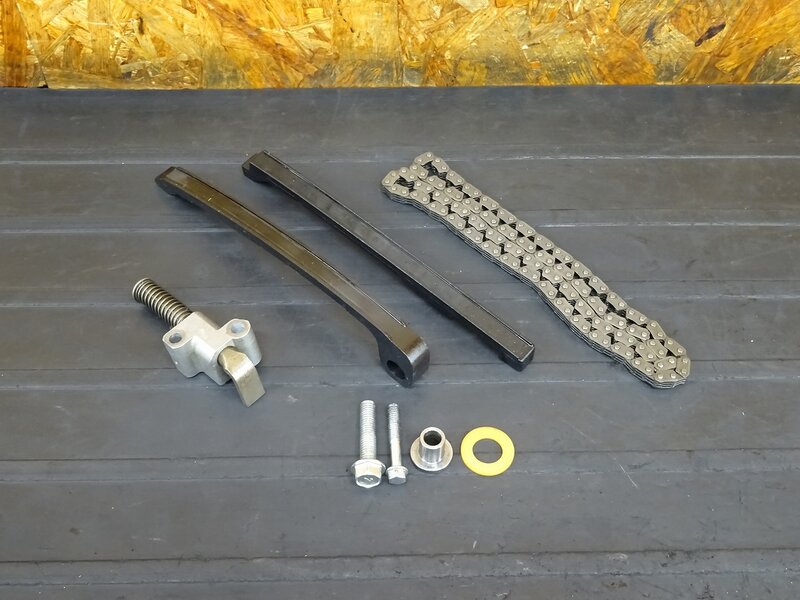 【250728】エストレヤRS(BJ250A-061)◇ カムチェーンテンショナー カムチェーンガイド ※エンジンパーツ 【検索:エストレア 250TR | 中古バイクパーツ通販・買取　ジャンクヤード鳥取　JunkYard