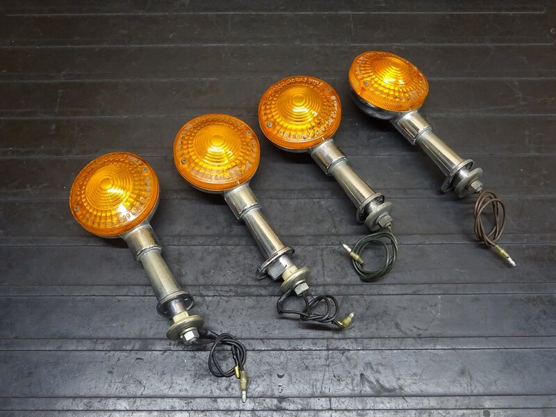 【251013】XS650SP(447-904)◆ ウインカー前後左右set フロント/リア 【SPL スペシャル ※検索：3G5 TX650 SR400 SR500 おっぱいウィンカー | 中古バイクパーツ通販・買取　ジャンクヤード鳥取　JunkYard