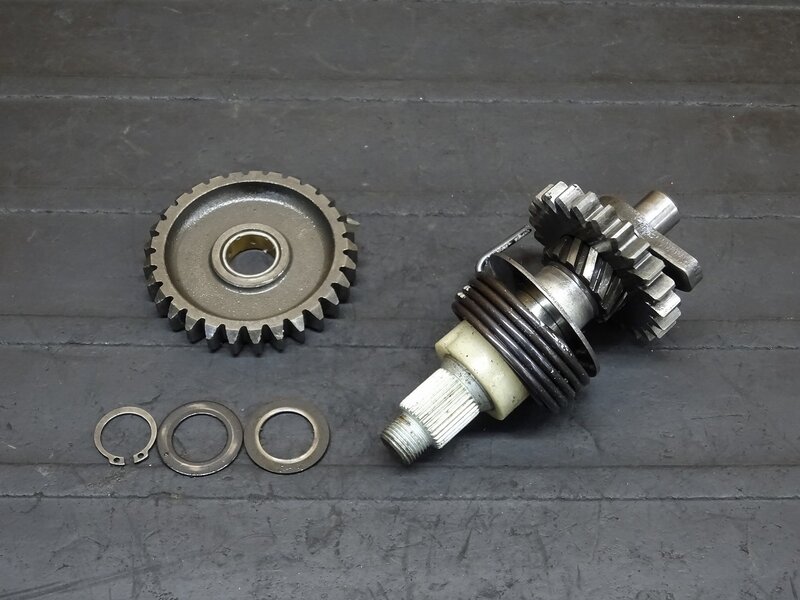 【251115】SDR200(2TV-007)◆ キックスピンドル キックギア キックシャフト ※エンジンパーツ【検索：DT200 3ET | 中古バイクパーツ通販・買取　ジャンクヤード鳥取　JunkYard