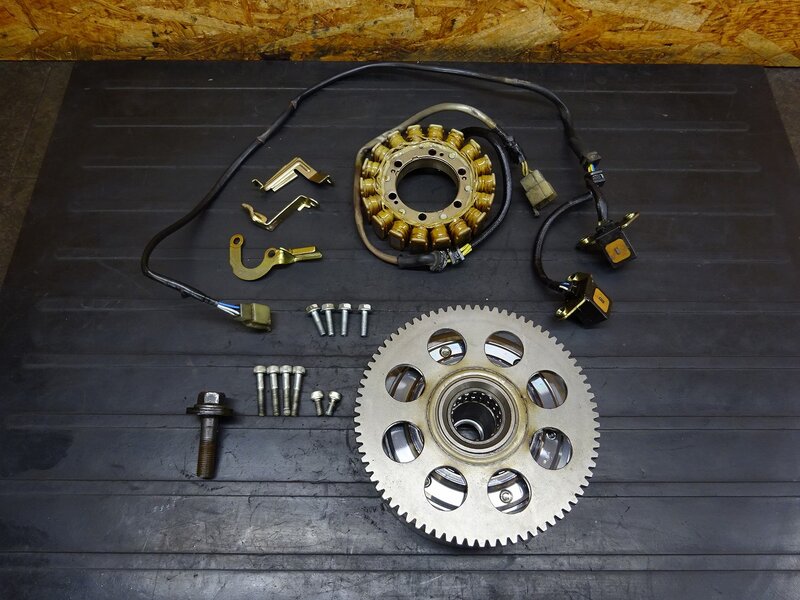 【251211】スティード400(NC26-1441)◆ ジェネレーター ピックアップコイル フライホイール 被覆硬化有 ※エンジンパーツ | 中古バイクパーツ通販・買取　ジャンクヤード鳥取　JunkYard