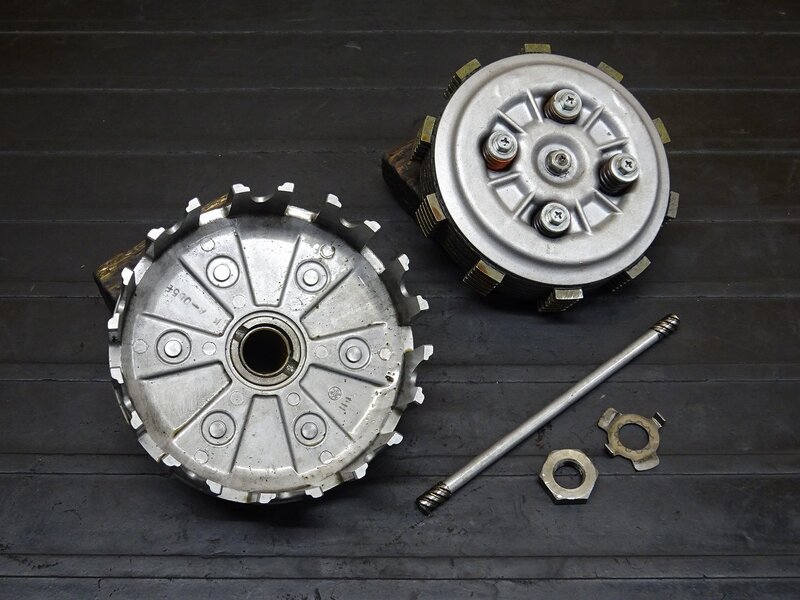 【251219】セロー225W(4JG-116)◆ クラッチ クラッチハウジング インナー/アウターハウジング ※エンジンパーツ【検索：TW225 1KH DG08J | 中古バイクパーツ通販・買取　ジャンクヤード鳥取　JunkYard