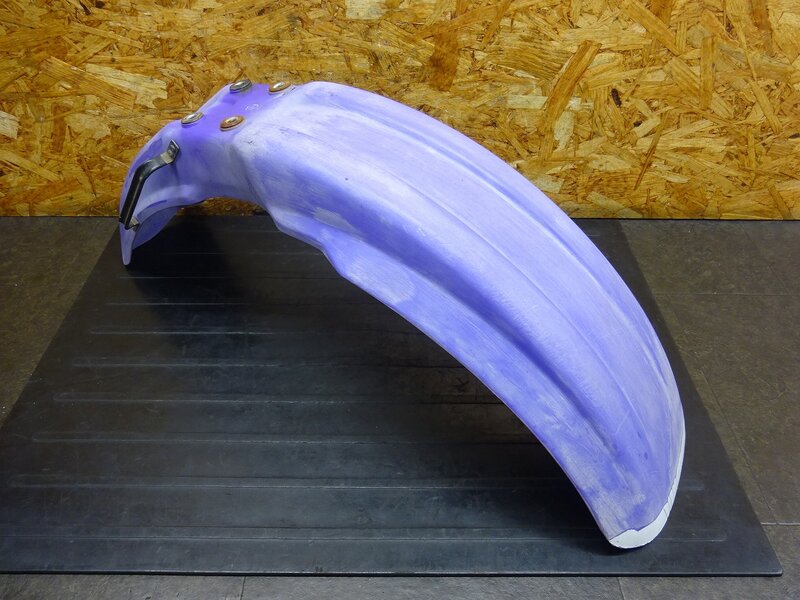 【260322】KDX125SR(DX125A-022)◆ フロントフェンダー 劣化/割れ有 【検索：200 220 250 | 中古バイクパーツ通販・買取　ジャンクヤード鳥取　JunkYard