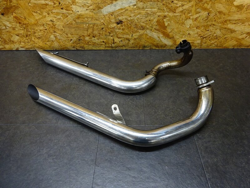 【250508】マグナ250(MC29-1700)◆ 社外マフラー サイレンサー スラッシュカット 削れ有 【V-TWIN Vツイン | 中古バイクパーツ通販・買取　ジャンクヤード鳥取　JunkYard