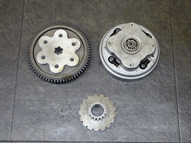 【250611】マグナ50(AC13-1100)◆ クラッチセット プライマリーギア ギヤ ※エンジンパーツ | 中古バイクパーツ通販・買取　ジャンクヤード鳥取　JunkYard