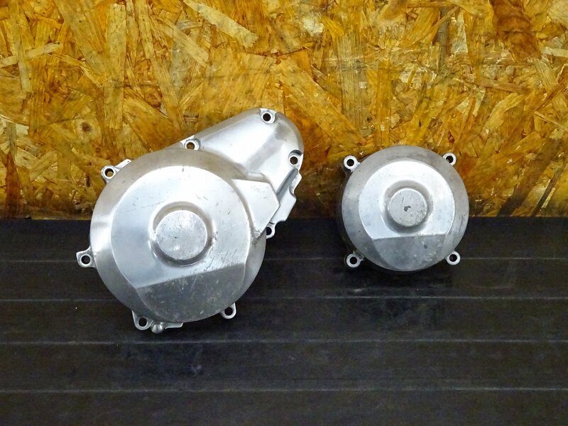 【250706】ZRX400(ZR400E-000)◇ エンジンカバーセット ジェネレーターカバー ポイントカバー ※エンジンパーツ 【前期 ZRX-2 ZRX-Ⅱ | 中古バイクパーツ通販・買取　ジャンクヤード鳥取　JunkYard