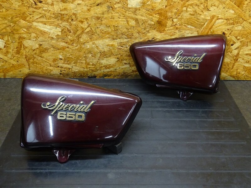【251123】XS650SP(3G5-459)◆ サイドカバー左右セット サイドカウル エンブレム付き 削れ有 【SPL スペシャル | 中古バイクパーツ通販・買取　ジャンクヤード鳥取　JunkYard