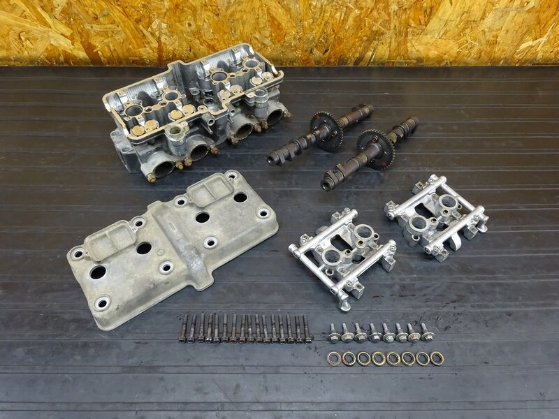 【260301】ZZR400(ZX400N-008)◇ シリンダーヘッドセット カムシャフト カムホルダー カバー ※検:ZRX400 【エンジンパーツ ZZ-R400 | 中古バイクパーツ通販・買取　ジャンクヤード鳥取　JunkYard