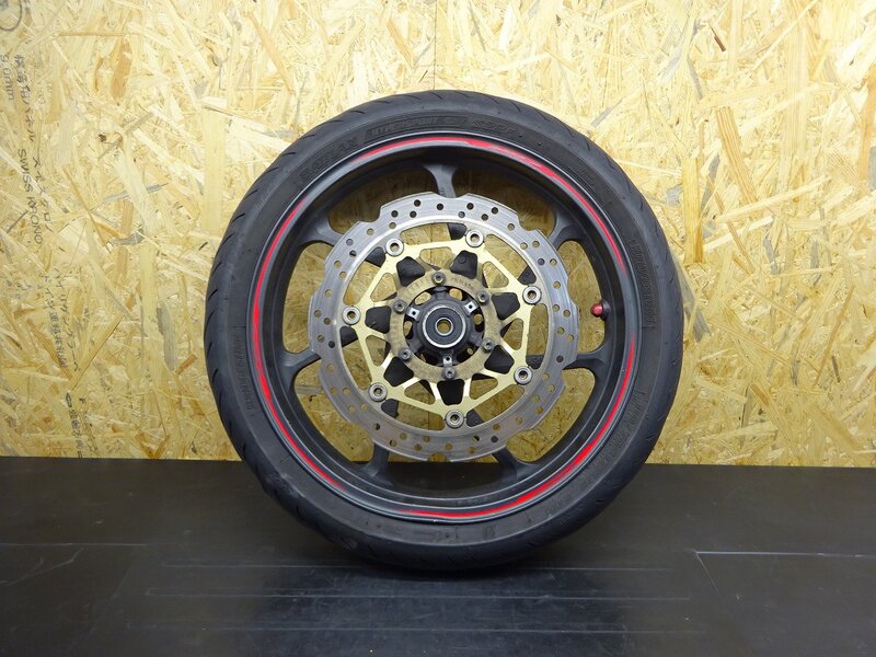 【250720】CBR250RR(MC51-1005)◆ フロントホイール 17×2.75 変形有 ジャンク!! | 中古バイクパーツ通販・買取　ジャンクヤード鳥取　JunkYard