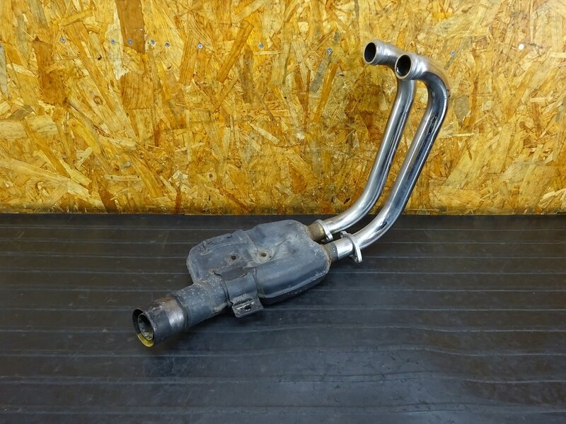 【250802】GB400TT(NC20-1011)◇ エキパイ マフラー HM KN8/MK6 SANKEI 腐食 錆 傷有 【検索:GB500TT | 中古バイクパーツ通販・買取　ジャンクヤード鳥取　JunkYard
