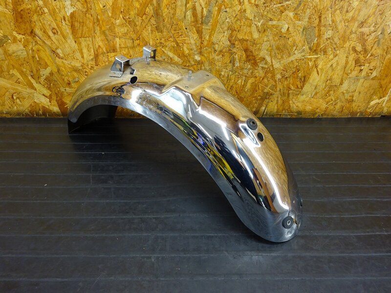 【250811】W650(EJ650A-012)◇ リアフェンダー リヤフェンダー メッキ 錆 メッキ割れ有 【検索:W400 EJ400A | 中古バイクパーツ通販・買取　ジャンクヤード鳥取　JunkYard