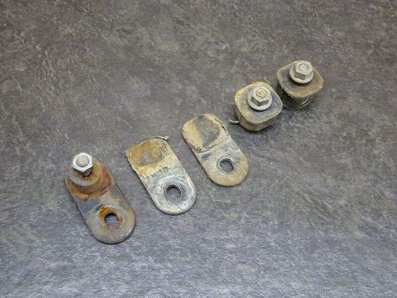 【251118】KDX200SR(DX200G-004)◆ マフラーステー 破損有 【検索:125 220 250 | 中古バイクパーツ通販・買取　ジャンクヤード鳥取　JunkYard