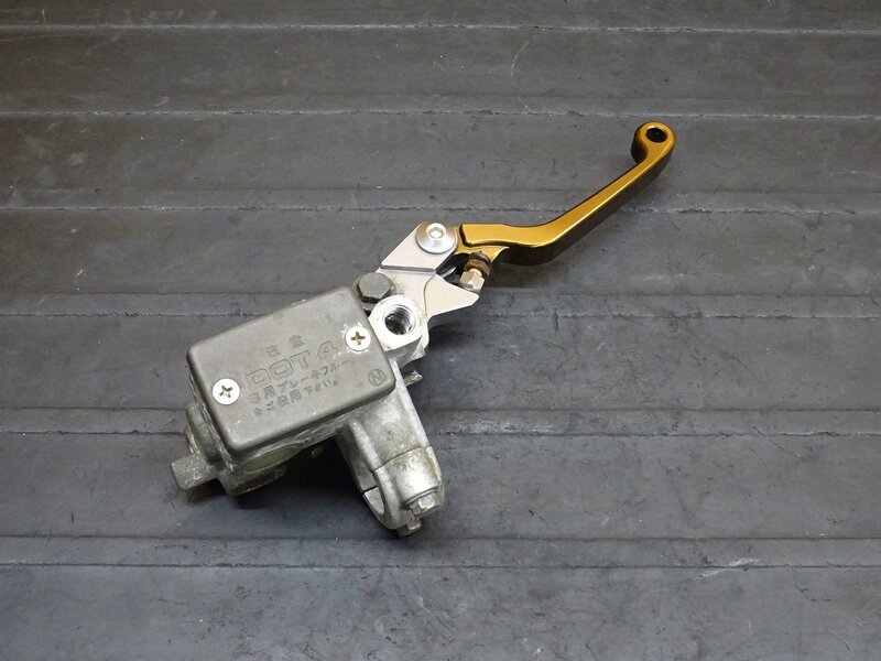 【251202】 CRM250R(MD24-1402)◆ フロントブレーキマスター マスターシリンダー Φ1/2 社外ブレーキレバー | 中古バイクパーツ通販・買取　ジャンクヤード鳥取　JunkYard