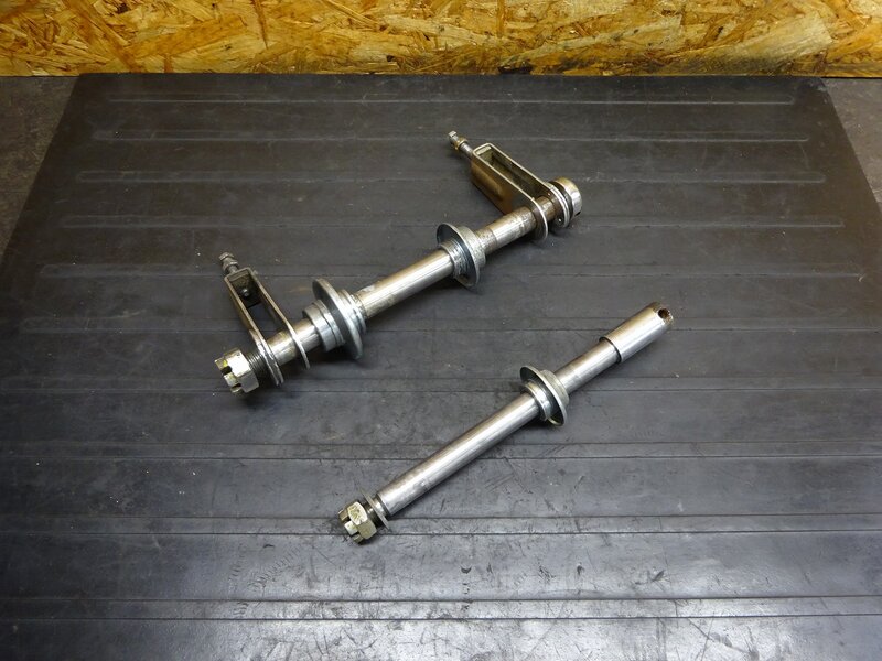 【250803】XS650SP(3G5-000)◆ アクスルシャフト前後セット フロント/リアアクスルシャフト チェーンアジャスター 【SPL スペシャル | 中古バイクパーツ通販・買取　ジャンクヤード鳥取　JunkYard