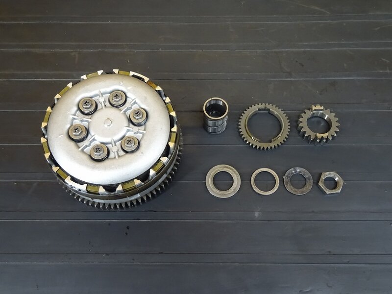 【250914】SR500(1JN-226)● クラッチ クラッチハウジング ※エンジンパーツ【検索:2J2 SR400 2H6 1JR | 中古バイクパーツ通販・買取　ジャンクヤード鳥取　JunkYard
