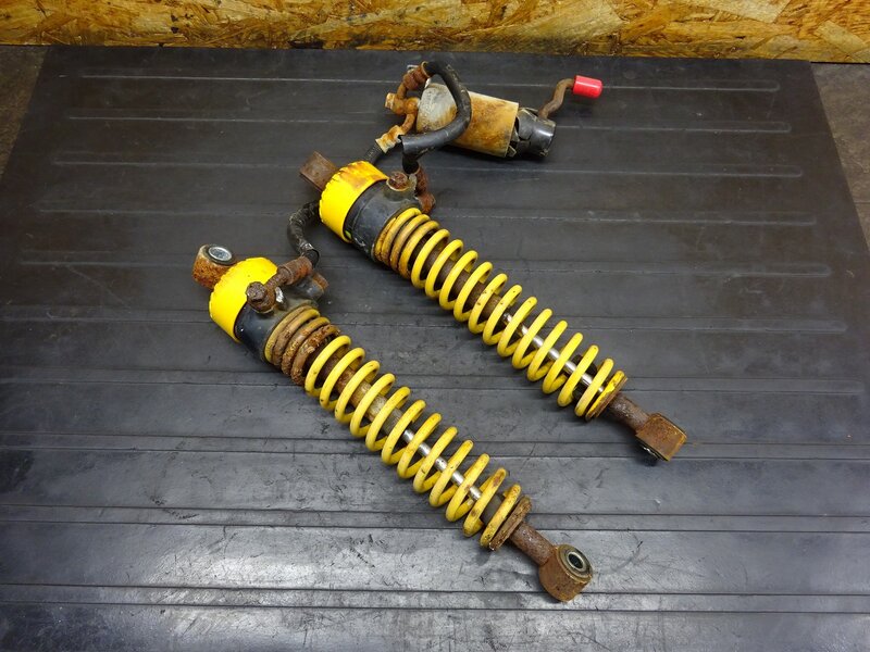 【251215】モトラ(AD05-1002)◆ リアサスペンション リアサス リアショック 調整固着/破損/錆有 ジャンク!! 【CT50J | 中古バイクパーツ通販・買取　ジャンクヤード鳥取　JunkYard