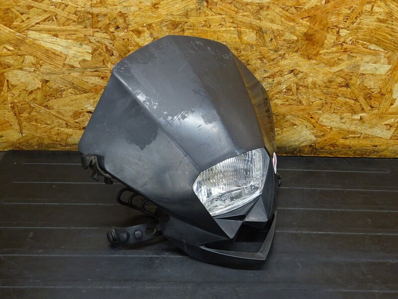 【260207】CRM250R(MD24-1405)◆ 社外フロントカウル ヘッドライトカウル 社外ヘッドライト Rinder 色褪せ有 | 中古バイクパーツ通販・買取　ジャンクヤード鳥取　JunkYard