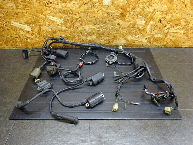 【260213】マグナ250(MC29-1012)◆ メインハーネス レギュレーター イグニッションコイル ヒューズボックス リレー 断線有 【V-TWIN | 中古バイクパーツ通販・買取　ジャンクヤード鳥取　JunkYard