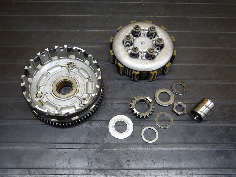 【260302】SR400(1JR-302)◆ クラッチ クラッチハウジング インナー/アウターハウジング ※エンジンパーツ 【検:SR500 1JN 2J2 2H6 | 中古バイクパーツ通販・買取　ジャンクヤード鳥取　JunkYard